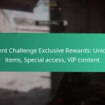 Event Challenge Prizes: Limited-time rewards, Exclusive items, Gameplay tasks