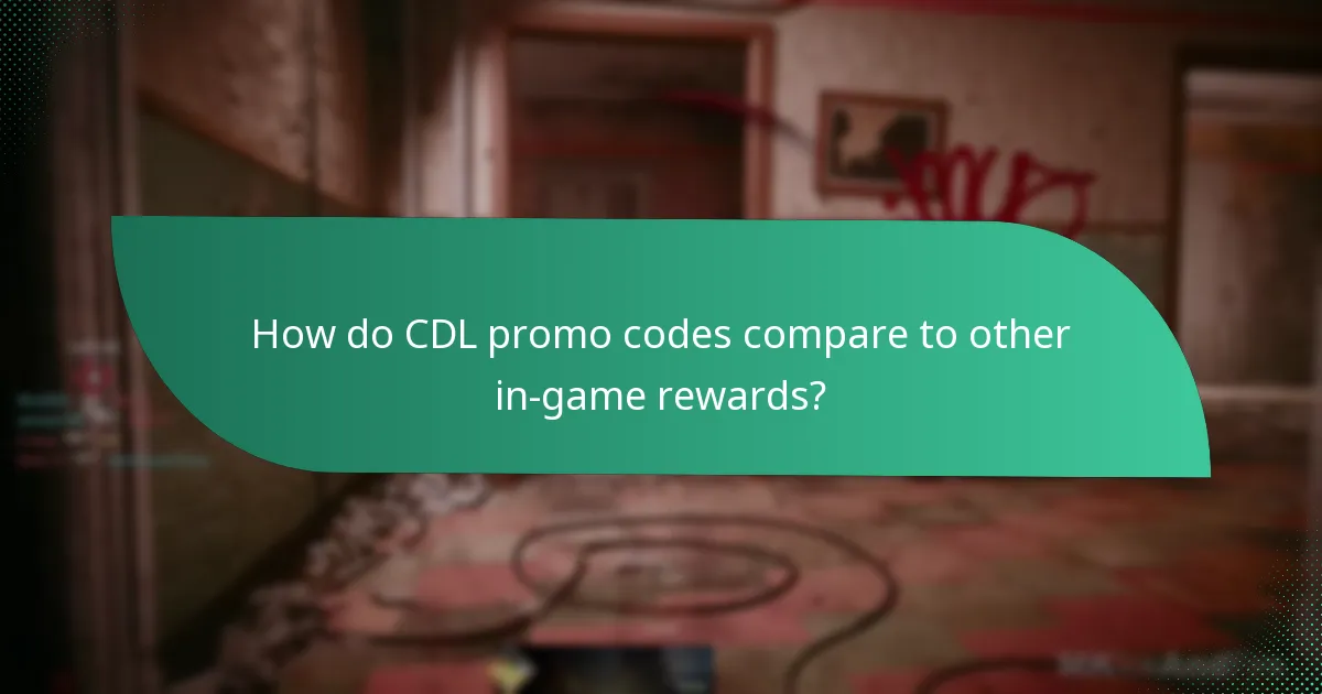 What unique items can be obtained with CDL promo codes?
