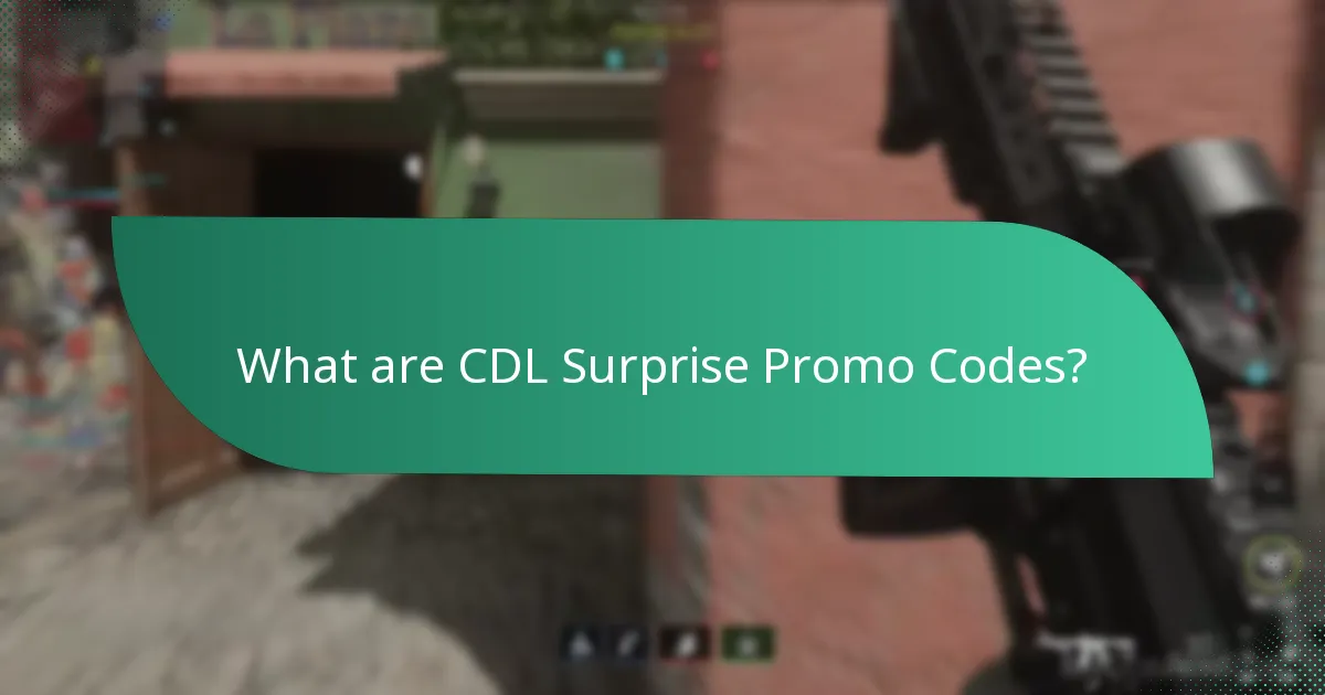What are the hidden rewards associated with CDL Surprise Promo Codes?