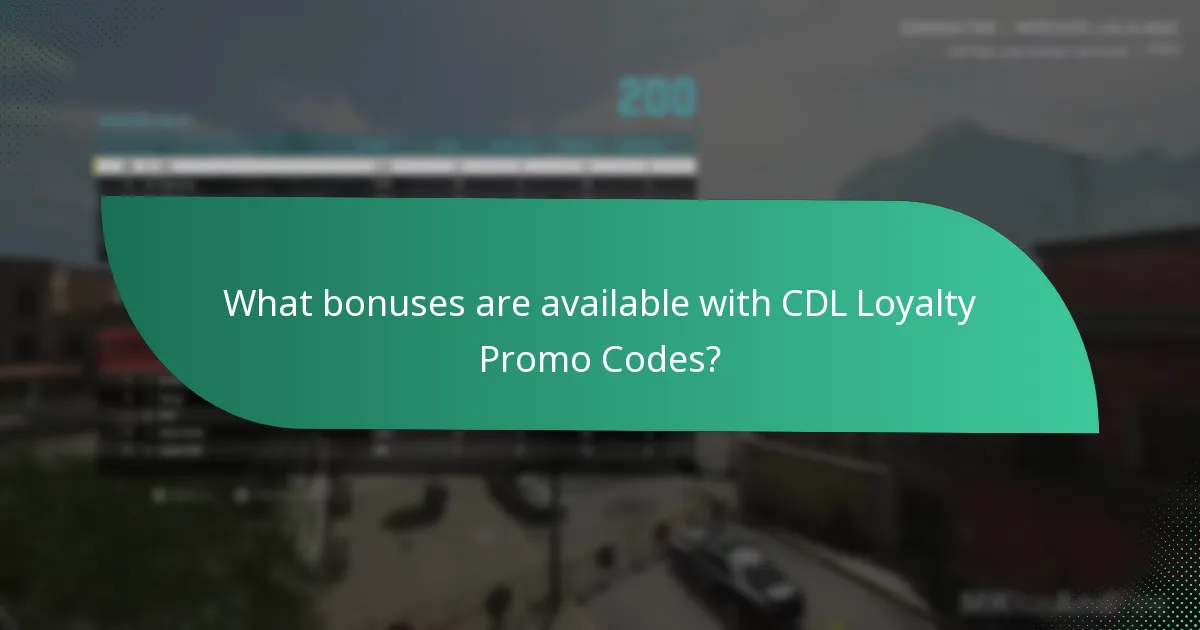 What bonuses are available with CDL Loyalty Promo Codes?